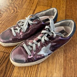Golden Goose size 38 metallic sneaker